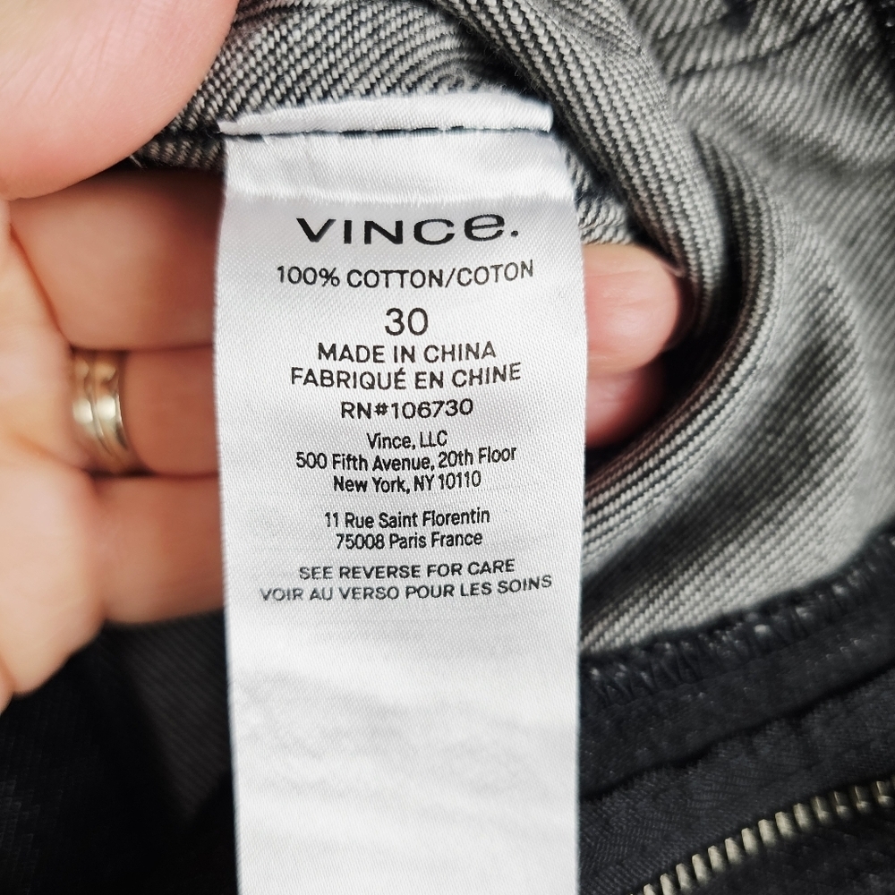 Vince Cotton Utility Crop Wide Leg Jeans NWT - Picture 12 of 15